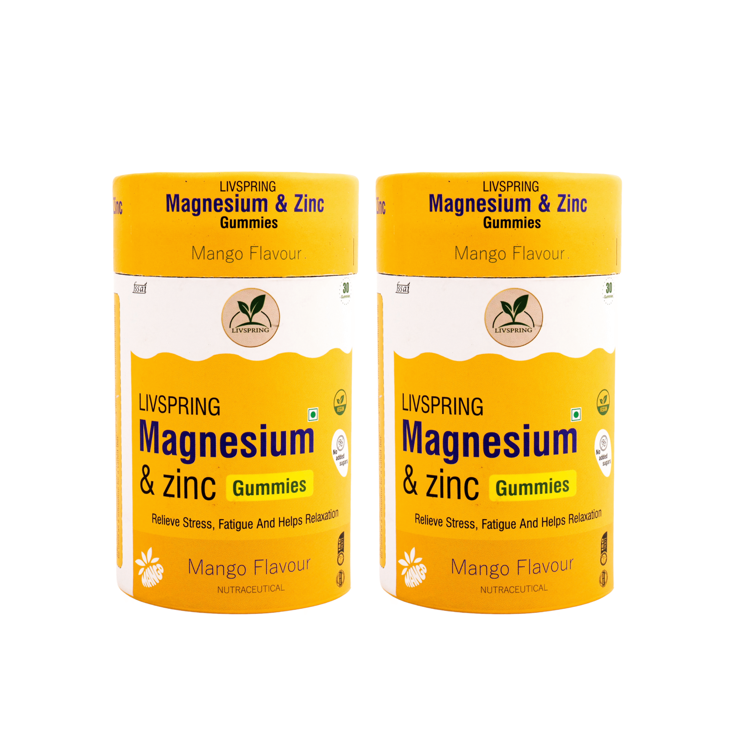 LivSpring Magnesium & Zinc Gummies (Pack of 2)